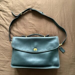 Vintage Coach Lexington 5265 Briefcase/Messenger Bag - Black